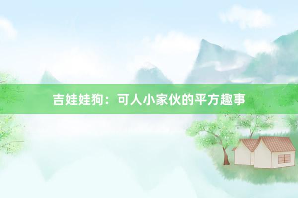 吉娃娃狗：可人小家伙的平方趣事